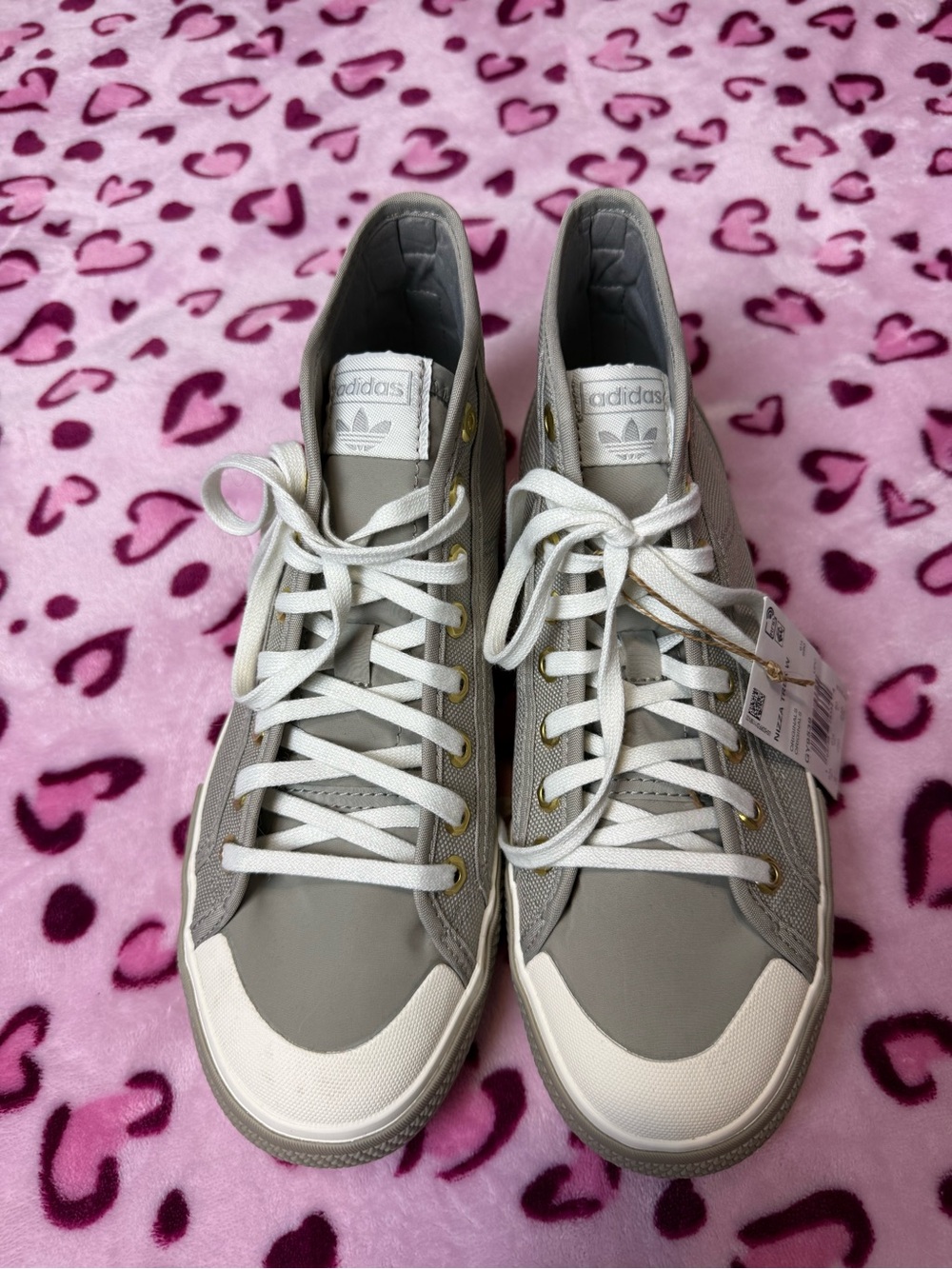 adidas Women’s High-Top Sneakers Size 8